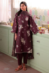 SHADOW PERSE-3PC EMBROIDERED LAWN SUIT