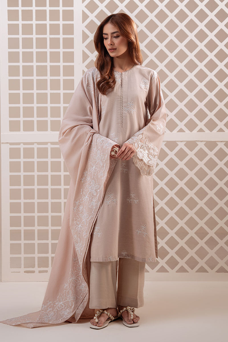 MOCHA VEIL-2PC (SHIRT & DUPATTA)