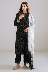 NOIR REIGN-2PC (SHIRT & DUPATTA)