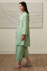 MINT BLOOM-3 PIECE PRINTED LAWN SUIT
