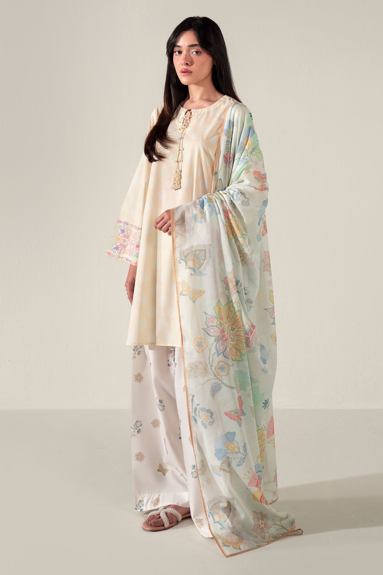 LEMON DROP-3PC (SHIRT, TROUSER & DUPATTA)