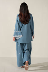 AURELIAN BLUE-2PC (SHIRT & SHALWAR)