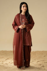 DESERT SUNSET-3PC (SHIRT, SHALWAR & DUPATTA)