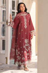 RUST EMBER-2PC (SHIRT & DUPATTA)