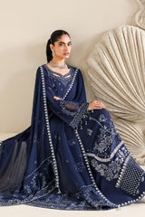 INDIGO MUSE-3PC SILK EMBROIDERED SUIT