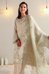 PEARL SAGE-3PC EMBROIDERED LAWN SUIT