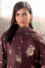 SHADOW PERSE-3PC EMBROIDERED LAWN SUIT
