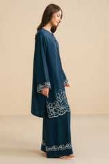 BLUE LUSTRE-2PC (SHIRT & TROUSER)