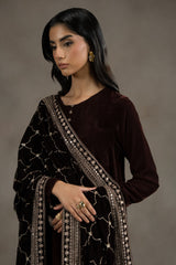 STONE BROWN-SHAWL