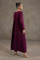 DUSTY PLUM-2PC (SHIRT & TROUSER)