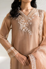 IVORY DUNE-2PC (SHIRT & DUPATTA)