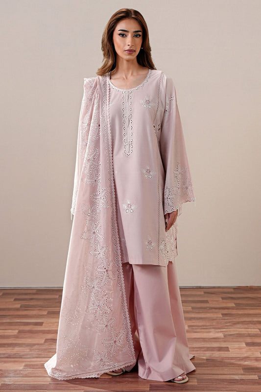 PETAL DUSK-3PC EMBROIDERED SUIT
