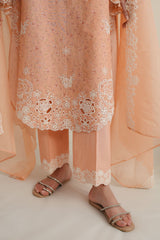 MEADOW BLOOM-3PC (SHIRT, TROUSER & DUPATTA)