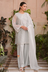 SAPPHIRE SERENADE-3PC (SHIRT, TROUSER & DUPATTA)