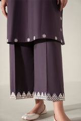 CHERRY PLUM-2PC (SHIRT & TROUSER)