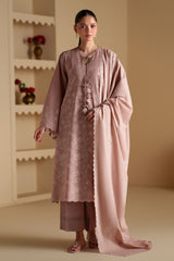 COPPER SAND-3PC CHIKANKARI SUIT