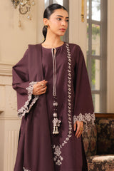 ROYAL PRUNE-2PC (SHIRT & DUPATTA)