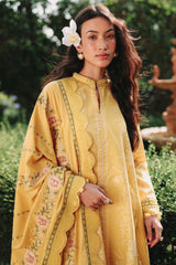 PETAL DRAPES-3PC EMBROIDERED LAWN SUIT