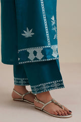 DEEP TEAL-2PC (SHIRT & TROUSER)