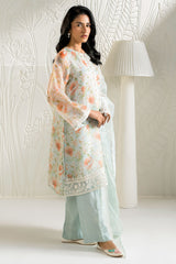 SERENE FLORALS-2PC (SHIRT & DUPATTA)
