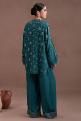 MYSTIC TEAL-2PC (SHIRT & TROUSER)