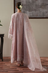 STARRY LILAC -3PC SILK EMBROIDERED SUIT