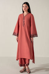 BURNT CLAY -2PC (SHIRT & TROUSER)