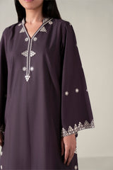 CHERRY PLUM-2PC (SHIRT & TROUSER)