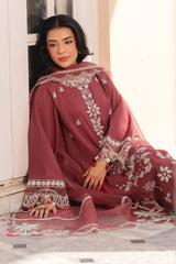 RUST EMBER-2PC (SHIRT & DUPATTA)