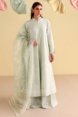LIGHT JADE-3PC PRINTED LAWN SUIT