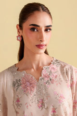 BOTANICAL BLISS-3PC PRINTED LAWN SUIT