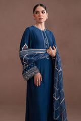 COBALT CHARM-3PC (SHIRT, TROUSER & DUPATTA)