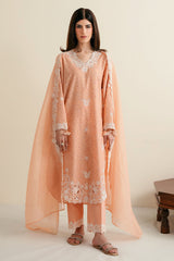 MEADOW BLOOM-3PC EMBROIDERED LAWN SUIT