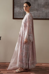 STARRY LILAC -3PC SILK EMBROIDERED SUIT