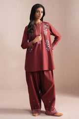 BURNT CLAY-2PC (SHIRT & TROUSER)