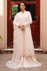 CLOUD GARDEN-3PC EMBROIDERED LAWN SUIT
