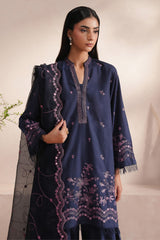 BLUE IRIS-3PC (SHIRT, SHALWAR & DUPATTA)