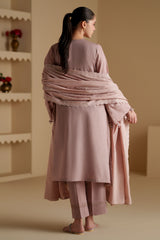 COPPER SAND-3PC CHIKANKARI SUIT