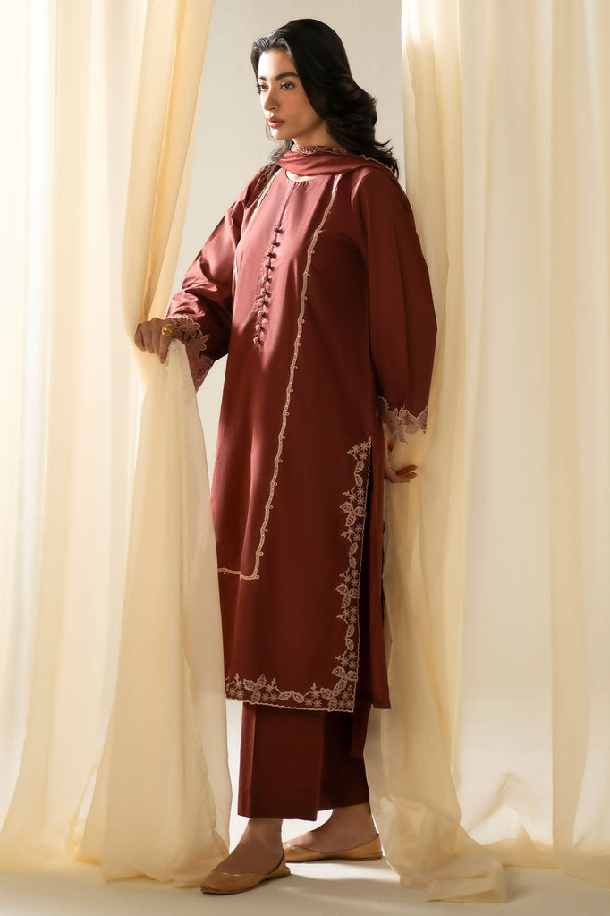 MUSKY FOREST-3PC (SHIRT, TROUSER & DUPATTA)