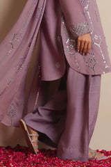 AMETHYST SHIMMER -3PC (SHIRT, TROUSER & DUPATTA)