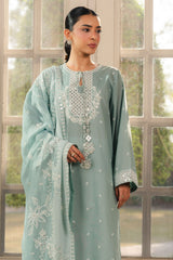 NILE BLUE-2PC (SHIRT & DUPATTA)
