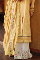 PETAL DRAPES-3PC EMBROIDERED LAWN SUIT