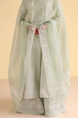 LIGHT JADE-3PC PRINTED LAWN SUIT