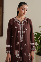 DARK TRUFFLE-2PC (SHIRT & TROUSER)