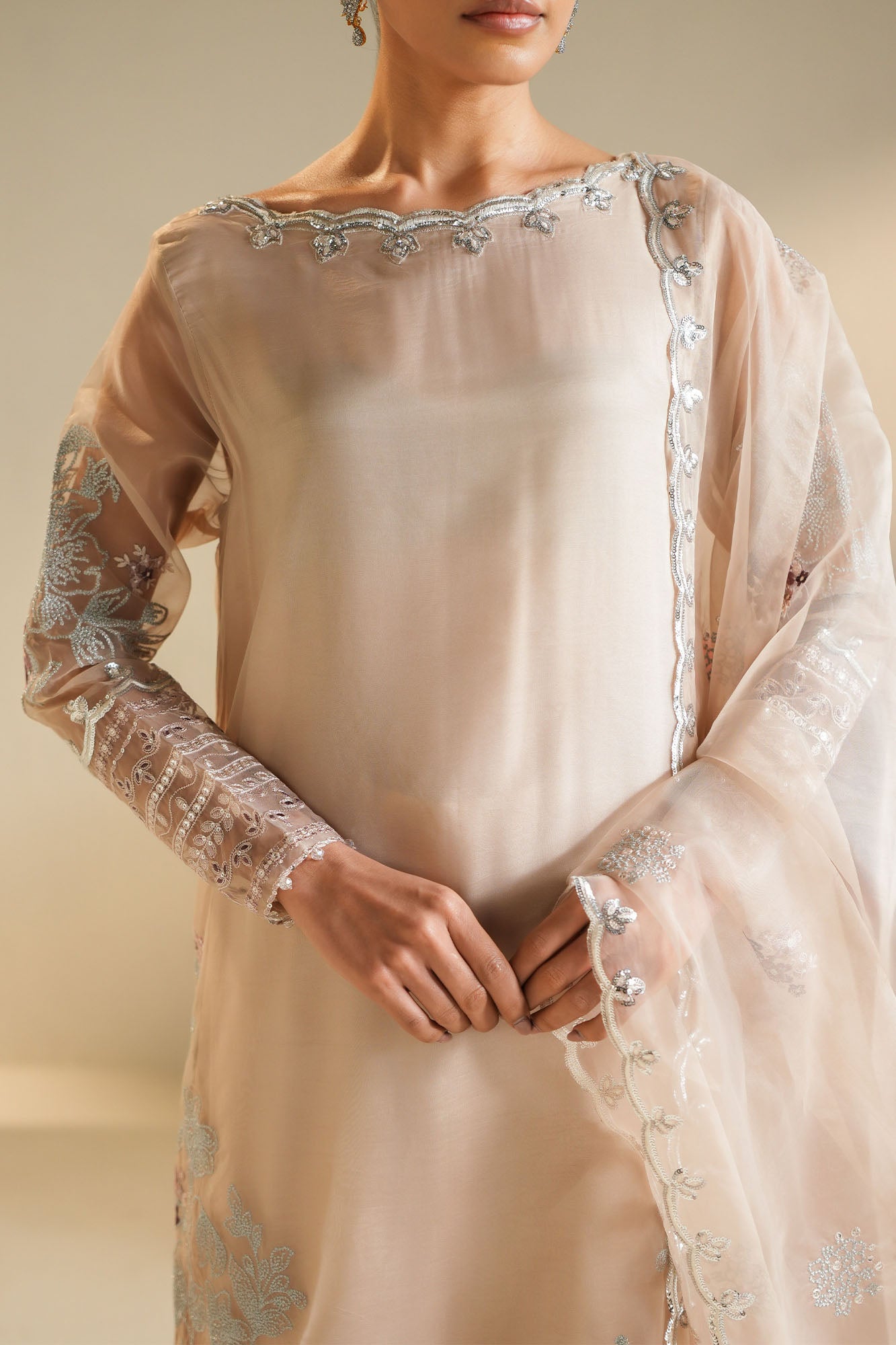 MOONLIT DUNE-3PC (SHIRT, TROUSER & DUPATTA)