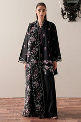 EBONY MIST-3PC EMBROIDERED SUIT