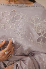 ORCHID PETAL-3PC EMBROIDERED LAWN SUIT