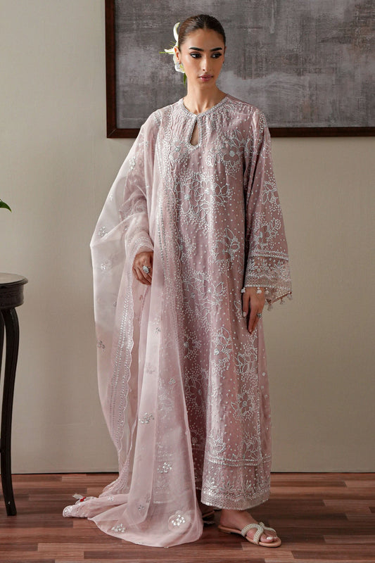 STARRY LILAC -3PC SILK EMBROIDERED SUIT
