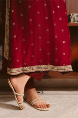 RUBY RADIANCE-3PC (SHIRT, TROUSER & DUPATTA)