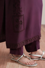 GRAPE GLAZE-2PC (SHIRT & TROUSER)